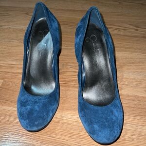 Jessica Simpson Kellie Estate Blue Wedges